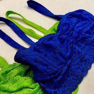 Gilly Hicks Blue Lace Bralette